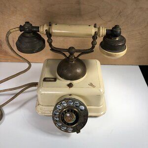 Telephone Rotary French Victorian Style Vtg Made In Japan Model JN-4 Untested